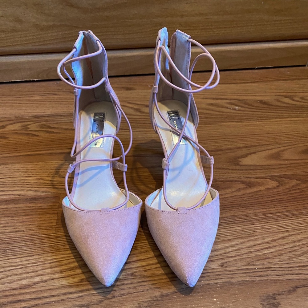 INC Strappy pumps